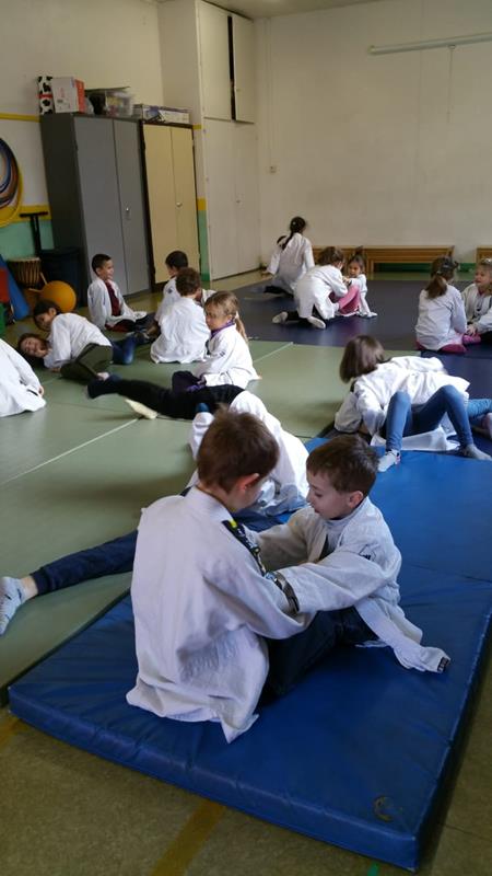 Séances de Judo pour les CP Notre Dame