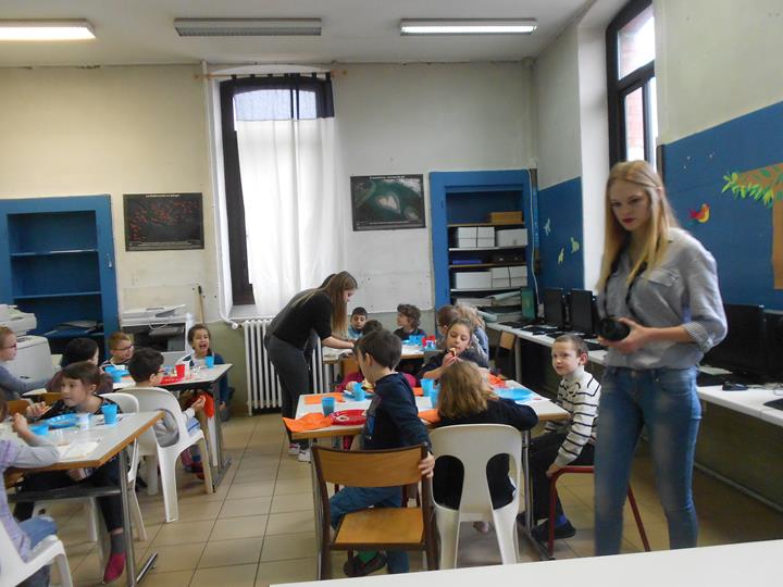 Petit déjeuner à l'école pour les CP