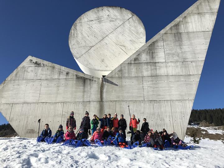 Les CE1 de Notre Dame partent en montagne !