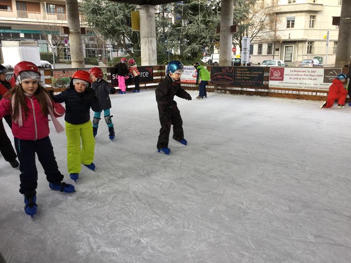 Patinoire pour les CE2