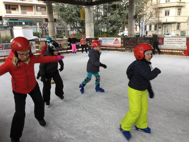 Patinoire pour les CE2