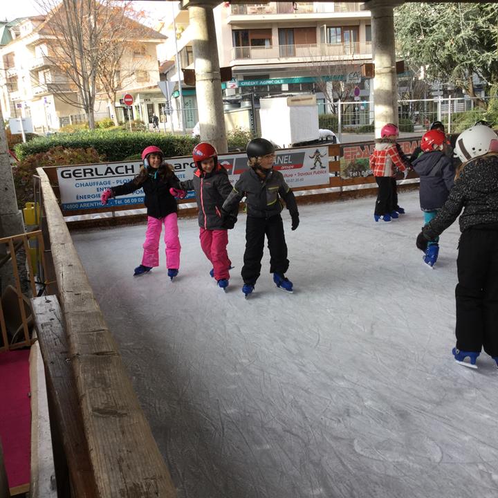 Patinoire pour les CE2