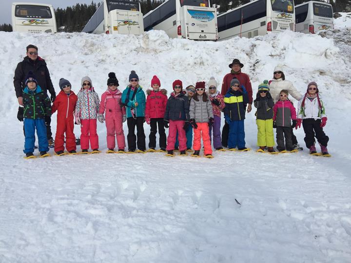 Les CE1 au Plateau des Glières