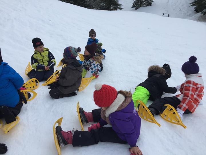 Les CE1 au Plateau des Glières