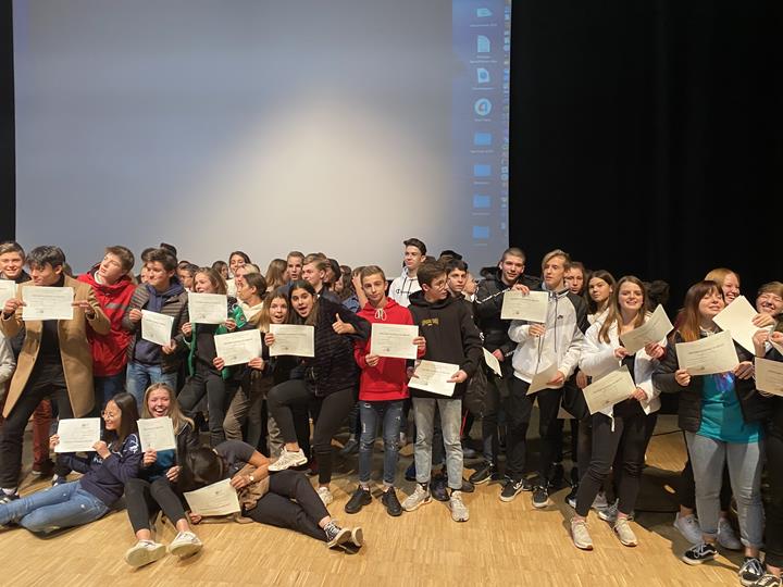 Remise des diplômes