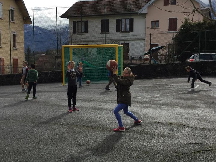 Cycle Basket à l'école