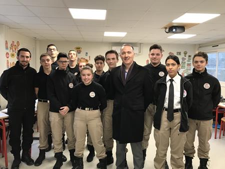 Rencontre avec le Colonel Benech de la Gendarmerie Nationale