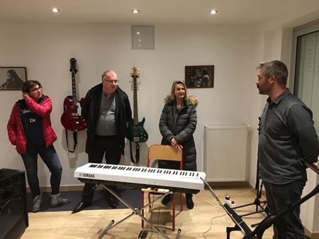 Un studio d'enregistrement inauguré au Lycée !