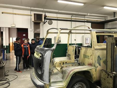 Visite d'ECAUT avec les 4èmes Découverte Métiers