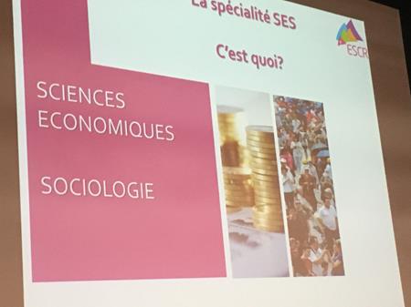 Présentation des Futures Spécialités auc élèves de Seconde