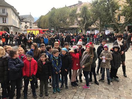 Cérémonie du 11 novembre.